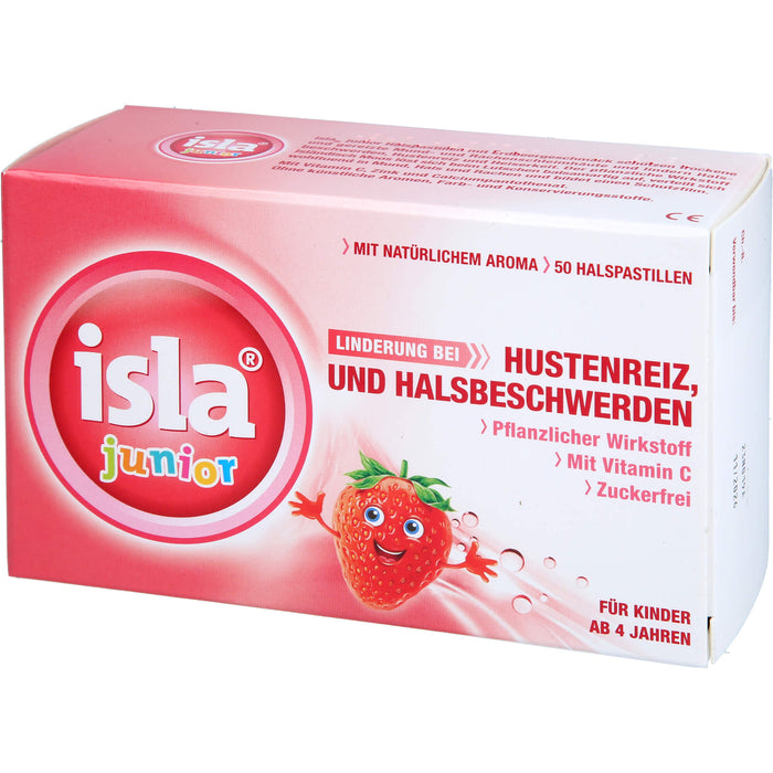 Isla Junior Pastillen bei Hustenreiz und Halsschmerzen, 50 St. Pastillen