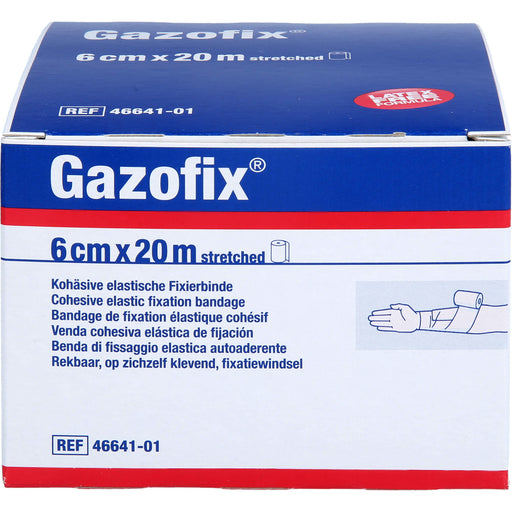 Gazofix kohäsive elastische Fixierbinde 20 m x 6 cm, 1 St. Binde