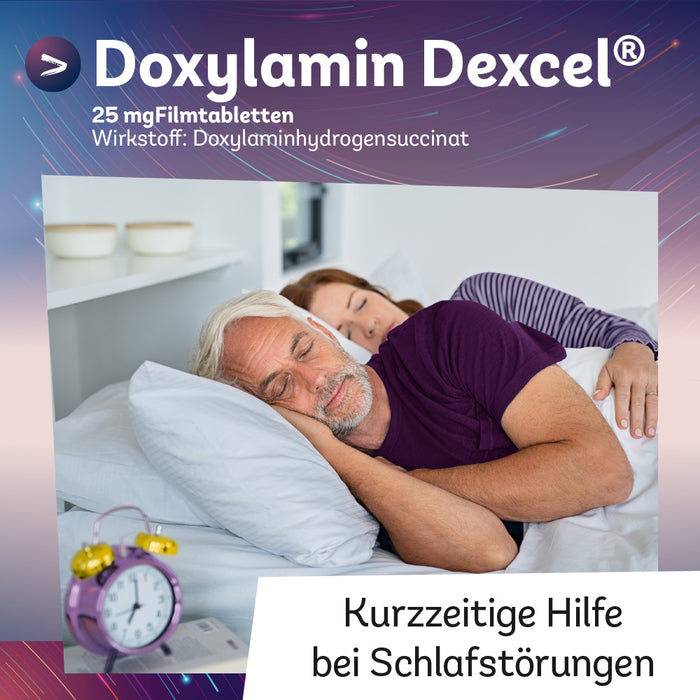 Doxylamin Dexcel 25 mg zur Kurzzeitbehandlung von Schlafstörungen bei Erwachsenen, 20 St. Tabletten