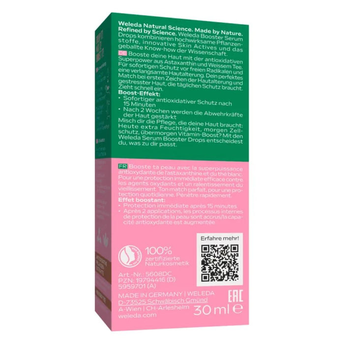 WELEDA Slow Aging Astaxanthin Serum Drops Zellschutz & verlangsamte Hautalterung, 30 ml Lösung