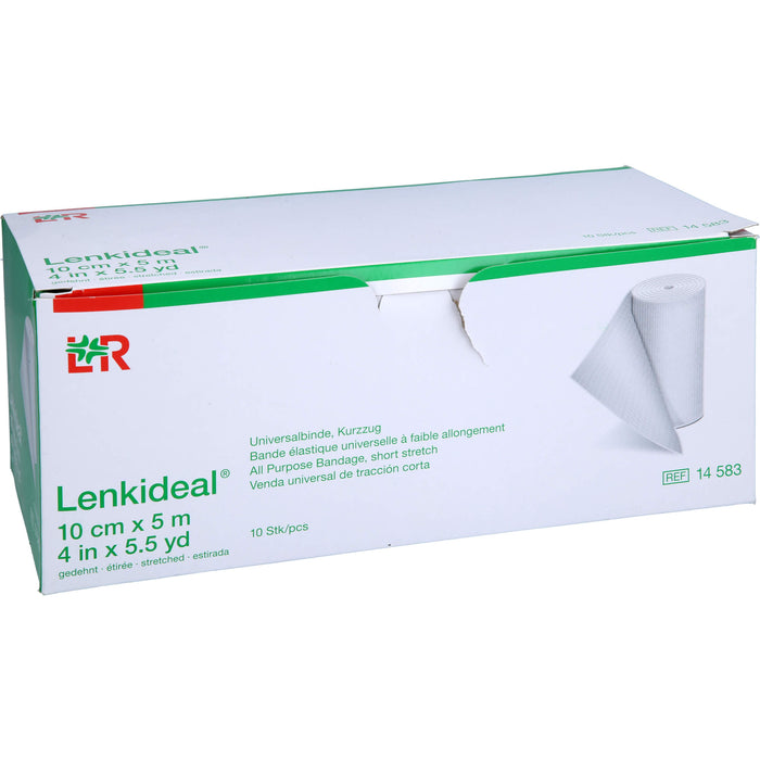 Lenkideal 5mx10cm mit Verbandklammern weiß, 10 St BIN