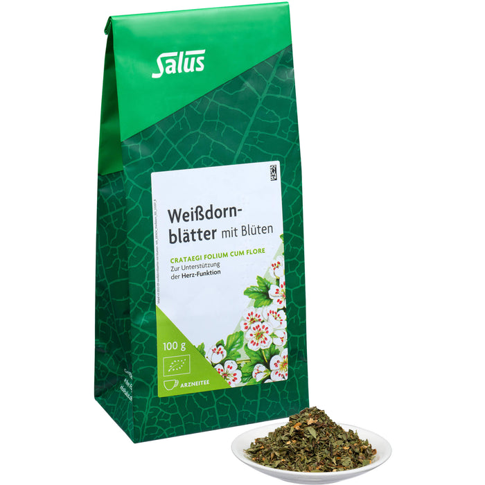Salus Weißdornblätter mit Blüten zur Unterstützung der Herz-Funktion, 100 g Tee