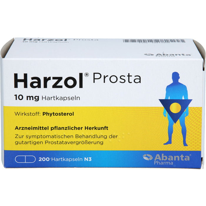 Harzol Prosta 10 mg Hartkapseln bei gutartiger Prostatavergrößerung, 200 St. Kapseln