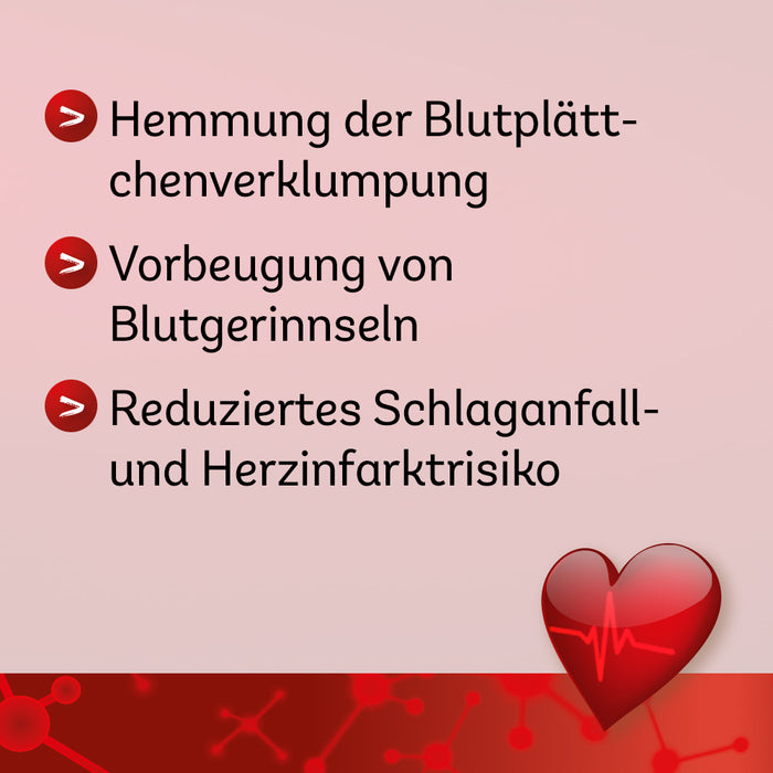 ASS Dexcel Protect 75 mg Tabletten bei Herz-Kreislauf-Erkrankungen, 100 St. Tabletten