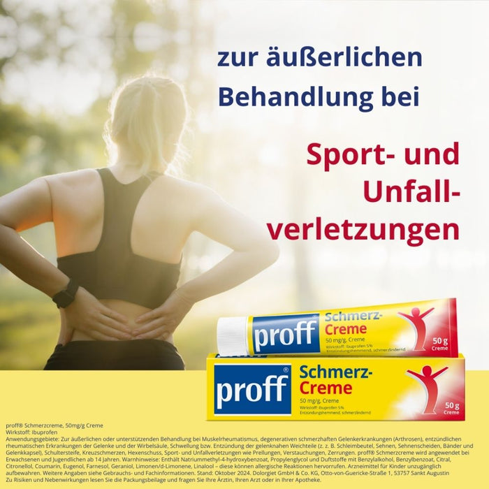 Proff Schmerzcreme, 50 g CRE