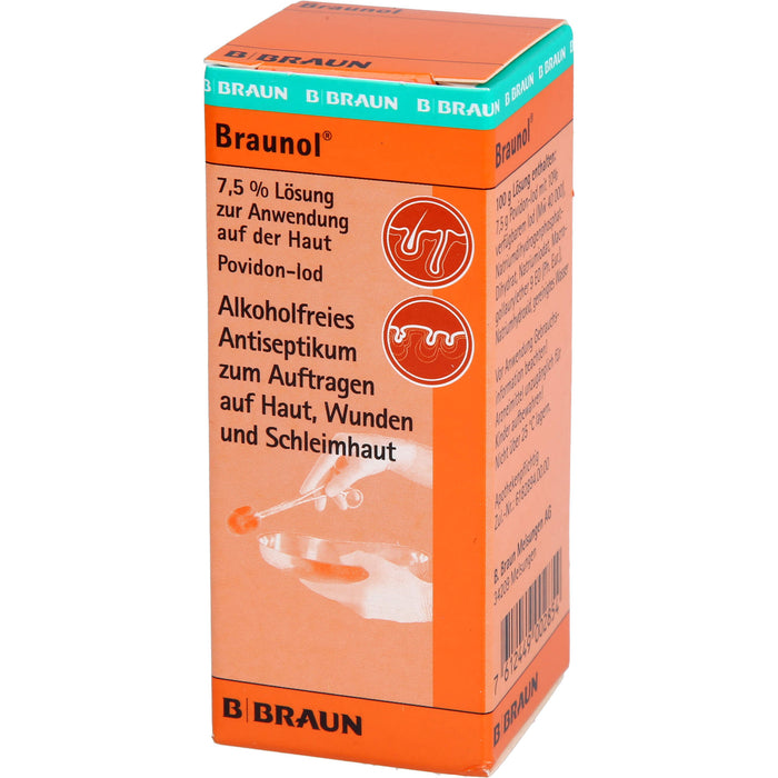 Braunol 7,5% Haut- und Schleimhautantiseptik Lösung, 30 ml Lösung