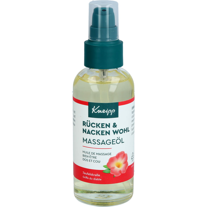 Kneipp Rücken & Nacken Wohl Massageöl Teufelskralle, 100 ml Öl