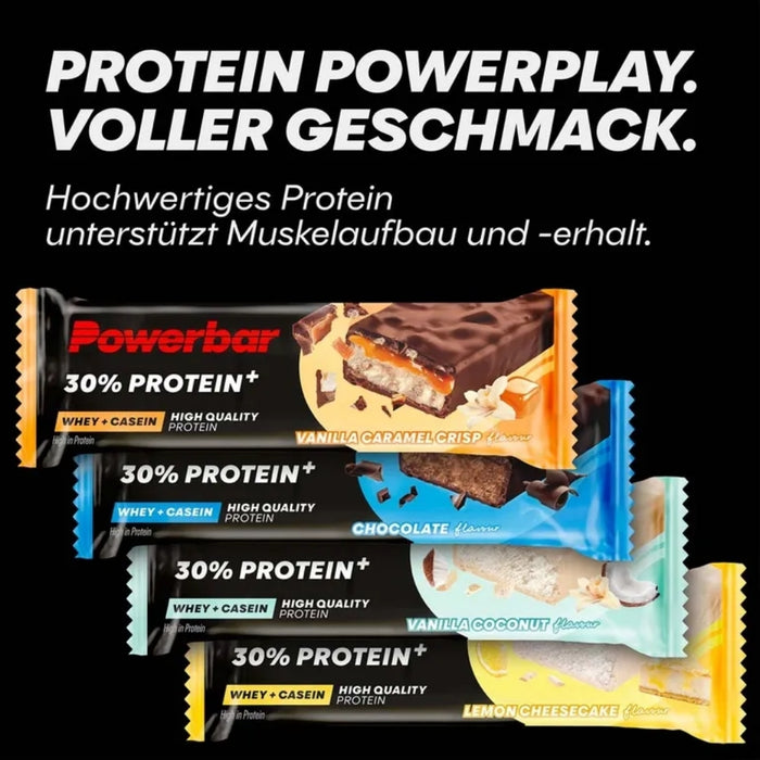 POWERBAR Protein Plus 30 % Vanilla-Coconut, 55 g Riegel