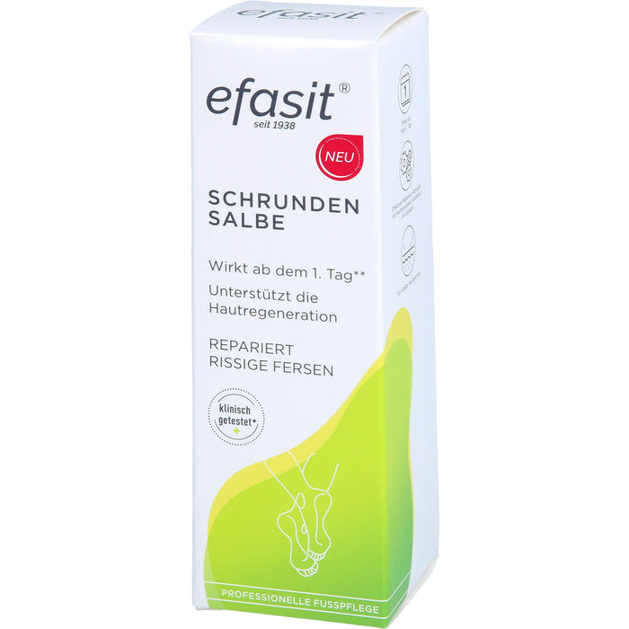 Efasit Schrunden Salbe repariert rissige Fersen, 60 ml Salbe