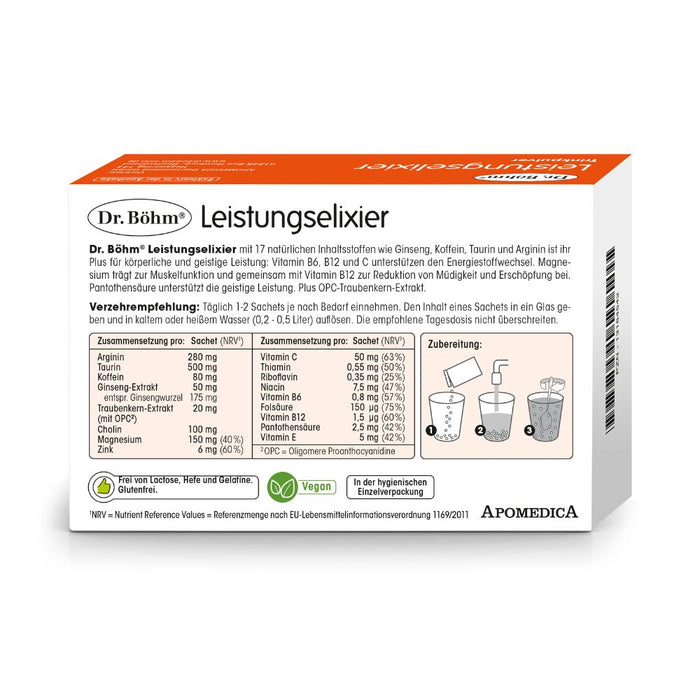 Dr. Böhm Leistungselixier, 14 St. Beutel