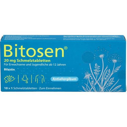 Bitosen 20 mg Schmelztabletten, 10 St. Tabletten