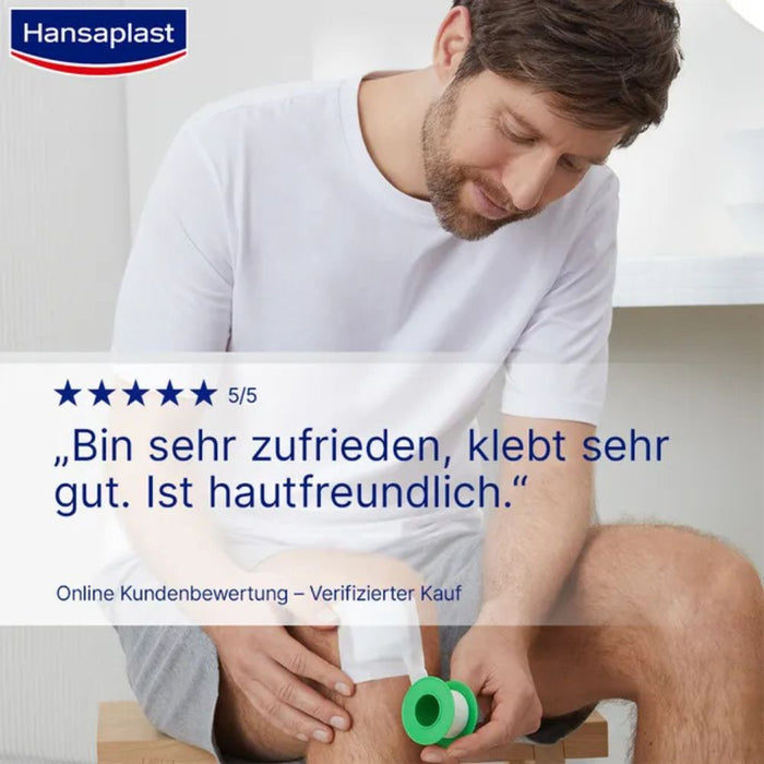 Hansaplast Sensitive Fixierpflaster 5 m x 1,25 cm, 1 St. Pflaster