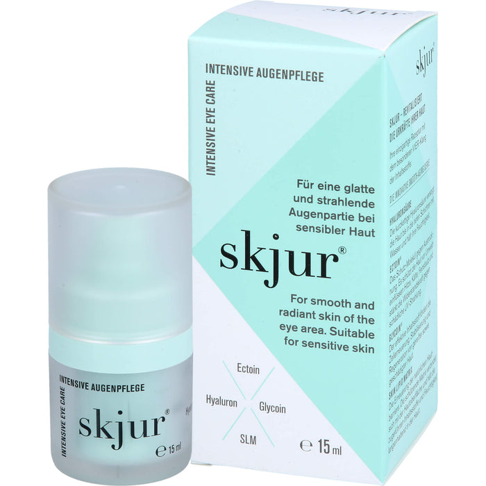 Skjur Intensive Augenpflege für eine glatte und strahlende Augenpartie, 15 ml Creme