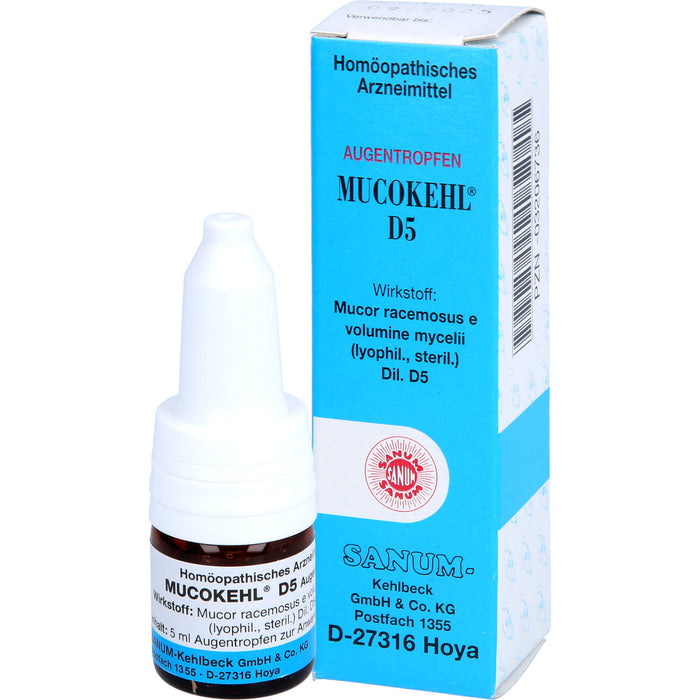 SANUM-KEHLBECK Mucokehl D5 Augentropfen, 5 ml Lösung