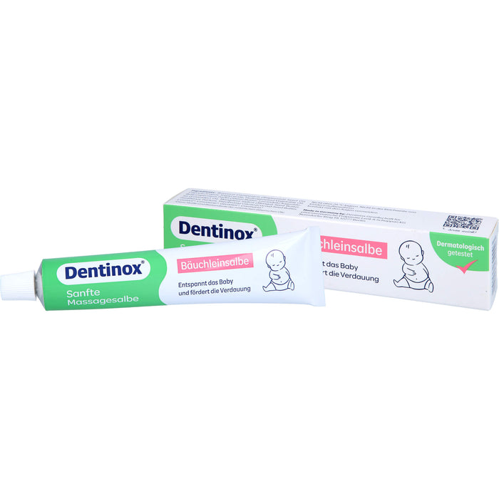 Dentinox Bäuchleinsalbe entspannt das Baby und fördert die Verdauung, 50 ml Creme