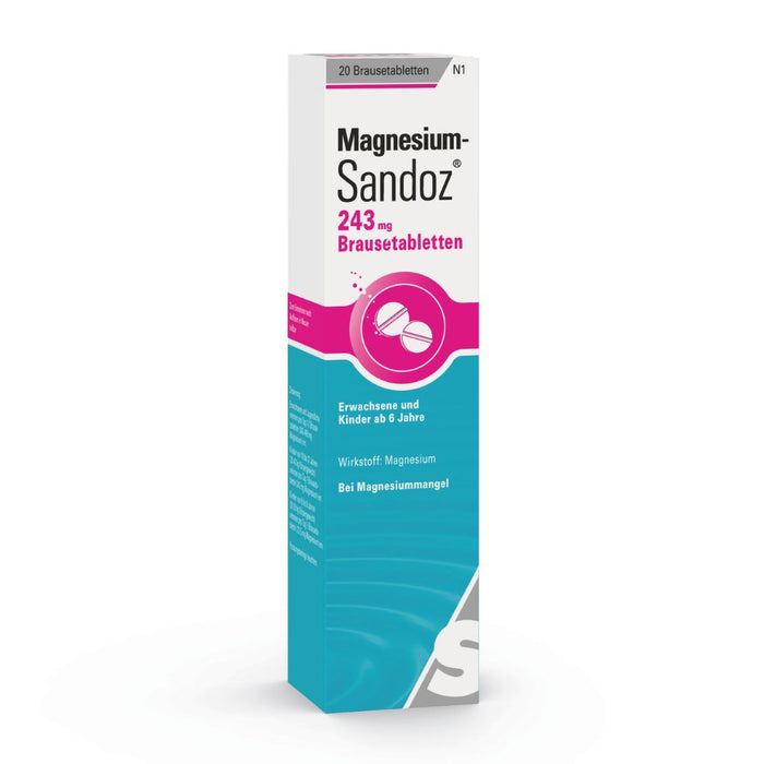 Magnesium-Sandoz 243 mg Brausetabletten, 20 St. Tabletten