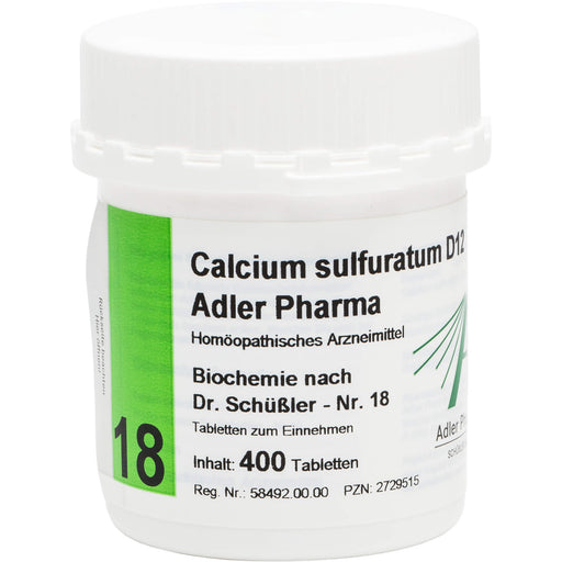 Biochemie Adler 18 Calcium sulfuratum D6 Tbl., 400 St TAB