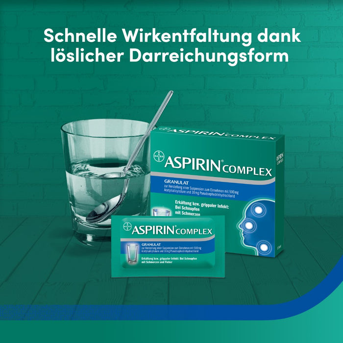 ASPIRIN Complex Granulat, 10 St. Beutel
