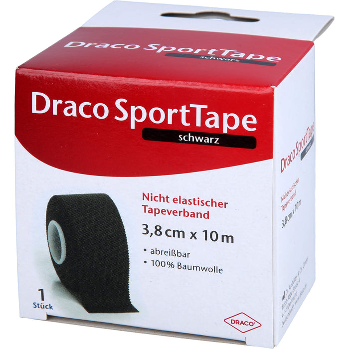 Dracotapeverband 10mx3,8cm schwarz, 1 St VER