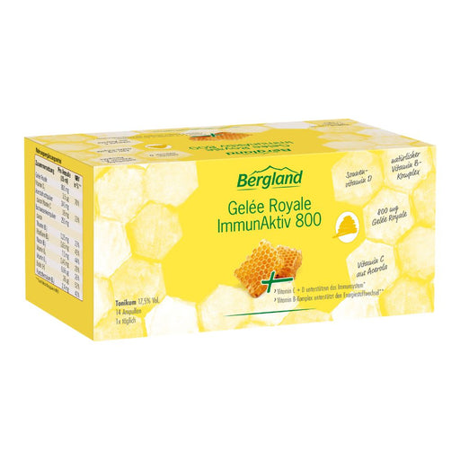 Bergland Gelée Royale ImmunAktiv 800 Trinkampullen, 14 St. Ampullen