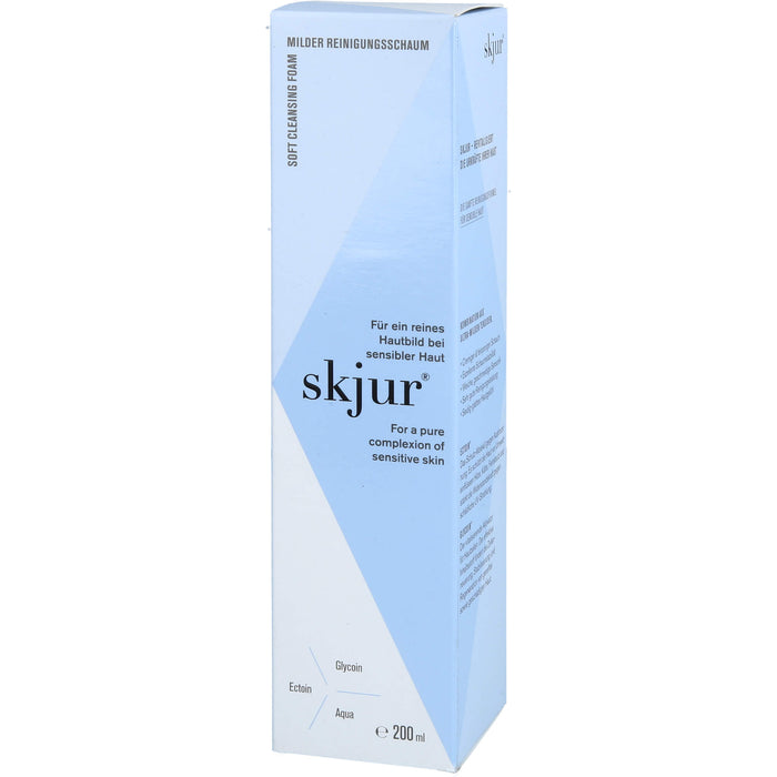Skjur milder Reinigungsschaum für ein reines Hautbild bei sensibler Haut, 200 ml Lösung