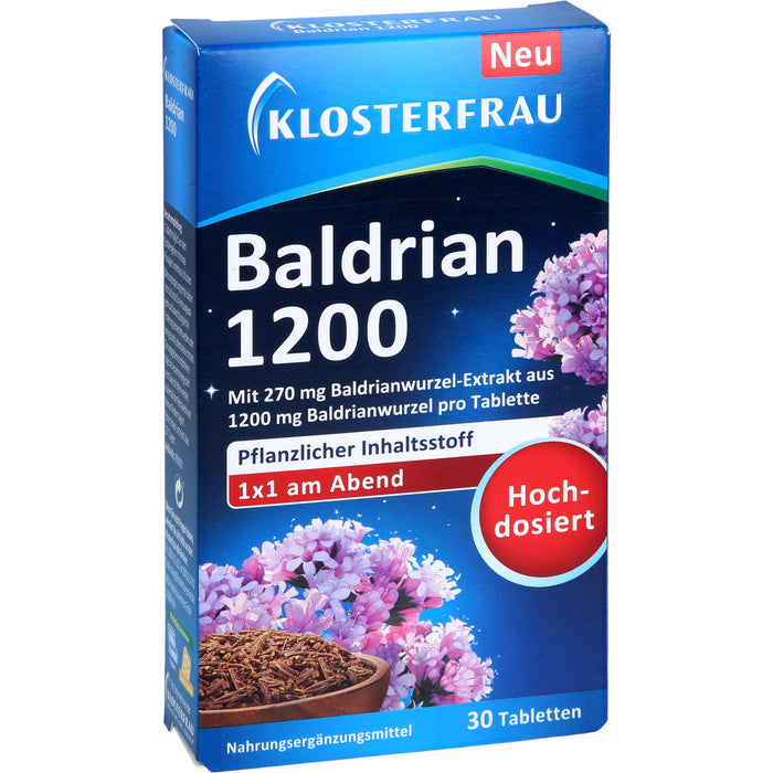 Klosterfrau Baldrian 1200 Tabletten, 30 St. Tabletten