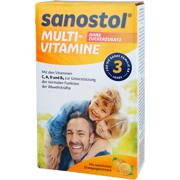 sanostol Multivitamine ohne Zuckerzusatz Saft, 460 ml Lösung