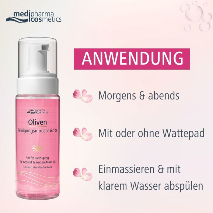 Oliven Reinigungsmousse Rosé, 150 ml Lotion