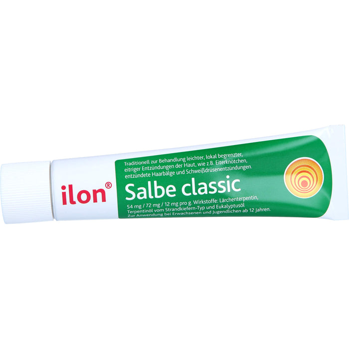 ilon Salbe classic bei leichten eitrigen Entzündungen der Haut, 25 g Salbe
