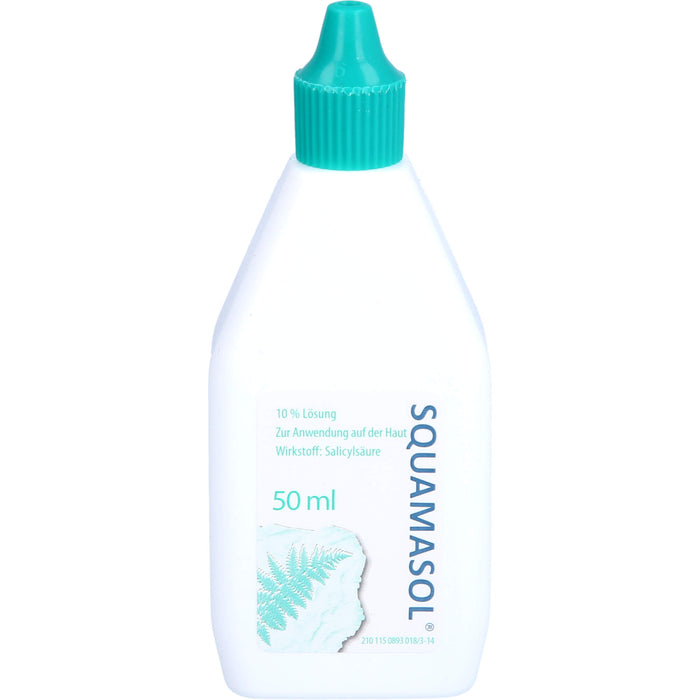 Squamasol 10 % Lösung zur Lösung von Schuppen und Krusten bei Kopfhauterkrankungen, 50 ml Lösung