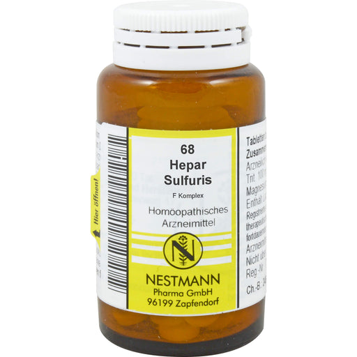 Nestmann Hepar sulfuris F Komplex Nr. 68 Tabletten, 120 St. Tabletten