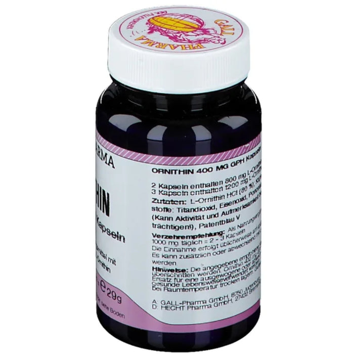 GALL PHARMA Ornithin 400 mg GPH Kapseln, 60 St. Kapseln