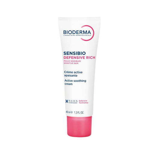 BIODERMA Sensibio Defensive rich Creme stärkt die Haut gegen Umwelteinflüsse, 40 ml Creme