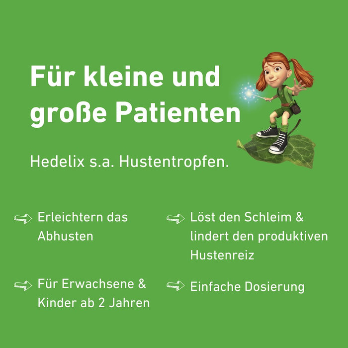 Hedelix s.a. Hustentropfen – konzentrierte Pflanzenpower für kraftvolle Hustenlinderung, 20 ml Lösung