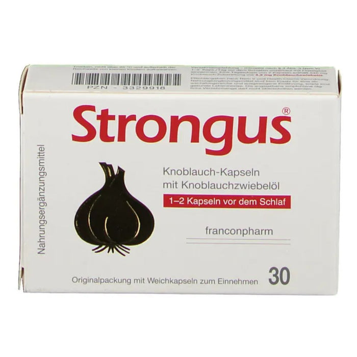 Strongus Knoblauch-Kapseln, 30 St. Kapseln