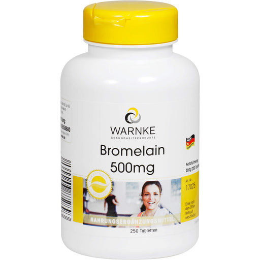 WARNKE Bromelain 500 mg Tabletten, 250 St. Tabletten