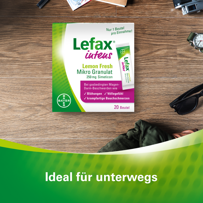 Lefax intens Lemon Fresh Mikro Granulat, 20 St. Beutel
