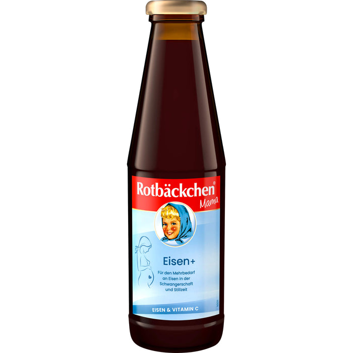 Rotbäckchen Mama Eisen+ Saft, 450 ml Lösung