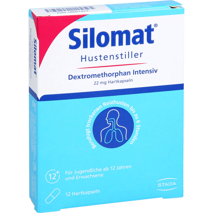 Silomat Hustenstiller Dextromethorphan Intensiv 22 mg Hartkapseln gegen Reizhusten, 12 St. Kapseln