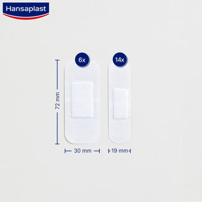 Hansaplast Sensitive Pflaster Hypoallergen 20 Str, 20 St. Pflaster