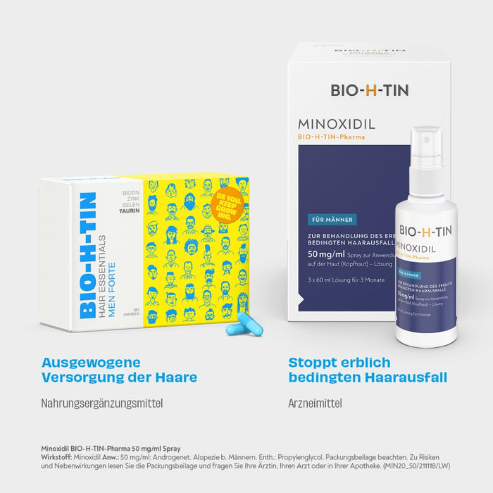 BIO-H-TIN Hair Essentials Men forte, 90 St. Kapseln