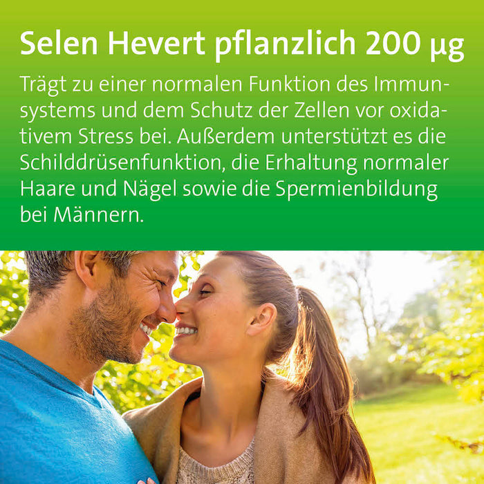 Selen Hevert pflanzlich 200 µg Kapseln, 60 St. Kapseln