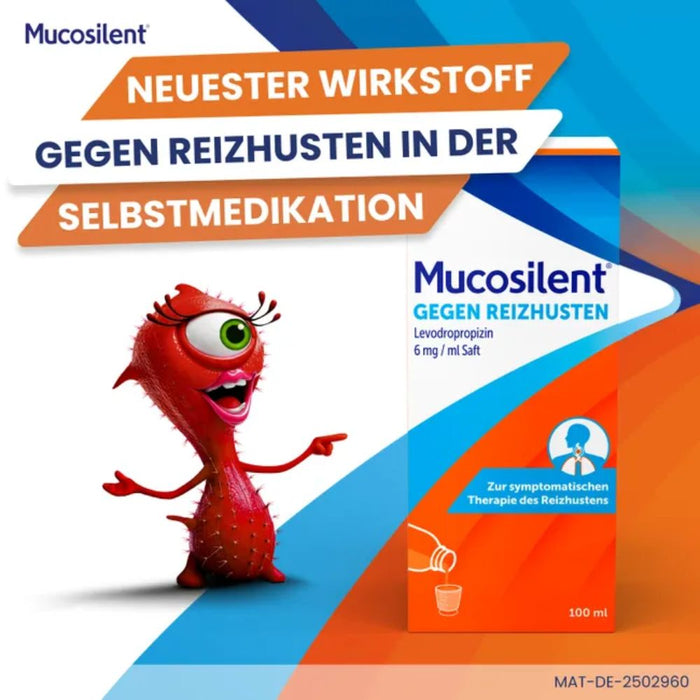 Mucosilent Saft gegen Reizhusten, 100 ml Lösung