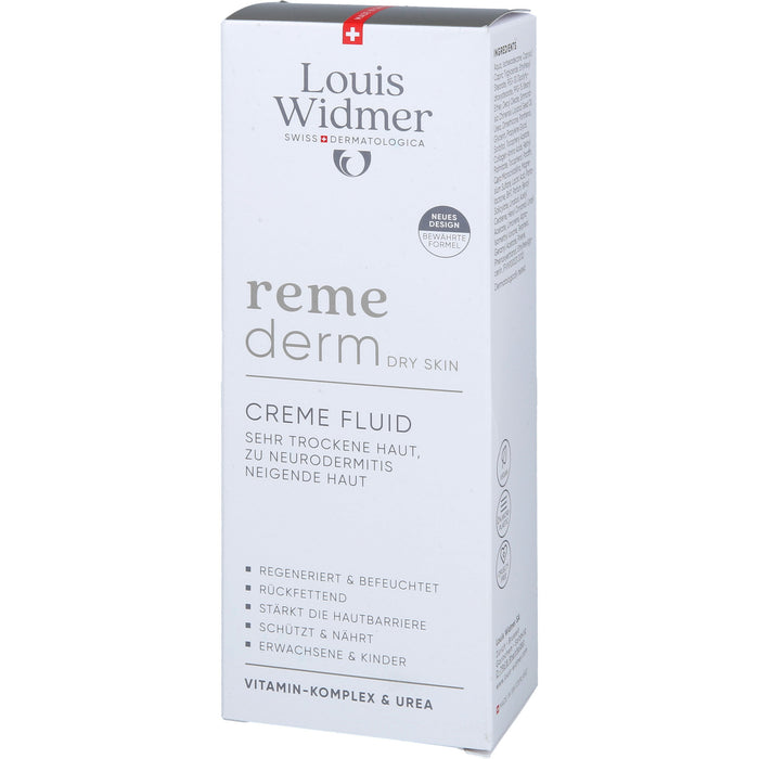 Louis Widmer remederm Creme Fluid für sehr trockene Haut, 200 ml Lösung