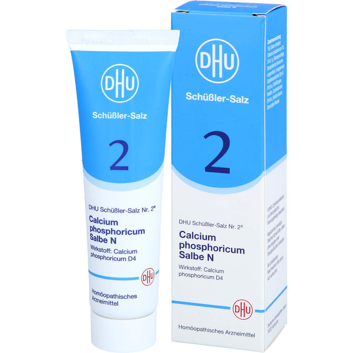 DHU Schüßler-Salz Nr. 2 Calcium phosphoricum D4 – Das Mineralsalz der Knochen und Zähne – das Original, 50 g Salbe