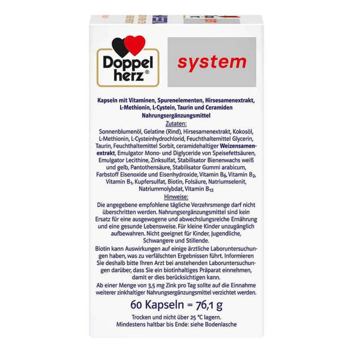 Doppelherz system HAIR ESSENTIAL, 60 St. Kapseln