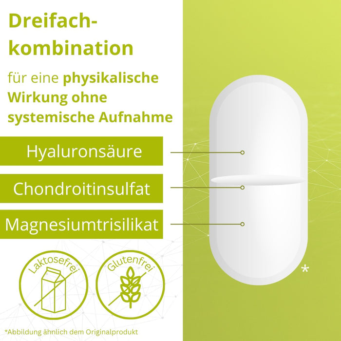 ESOXX Defence - Schnelle Hilfe bei Sodbrennen & Reflux, schützt Speiseröhre und Magen - mit Hyaluronsäure, Chondroitinsulfat & Magnesiumtrisilikat - glutenfrei & laktosefrei, 20 St. Tabletten