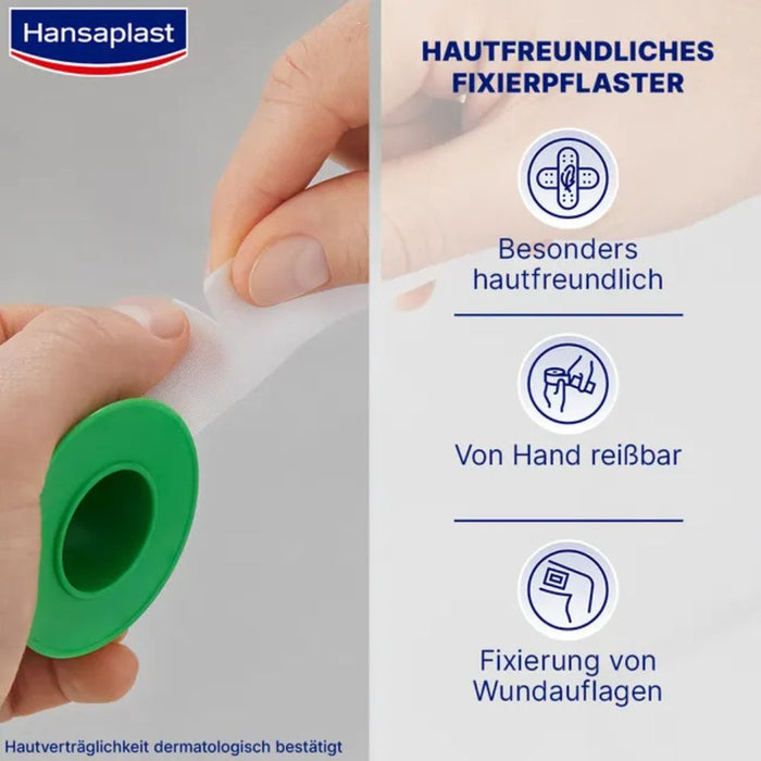 Hansaplast Sensitive Fixierpflaster 5 m x 2,5 cm, 1 St. Pflaster