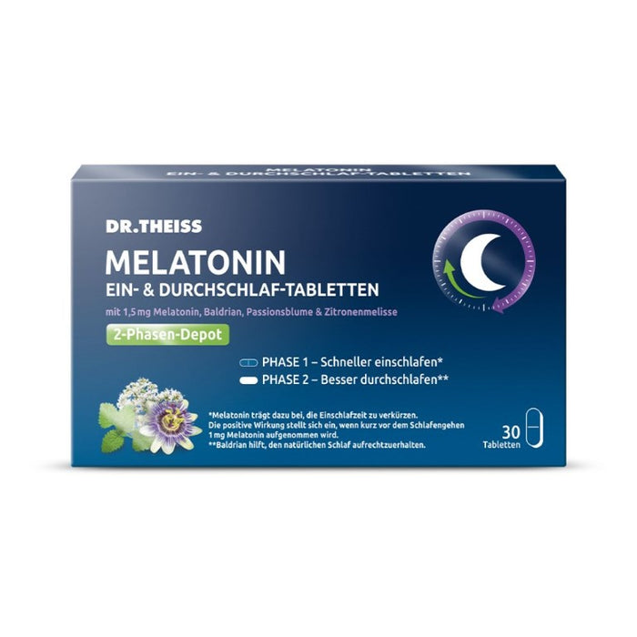 Dr Theiss Melatonin Ein+du, 30 St TAB