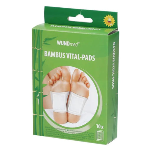 WUNDmed Bambus Vital-Pads zum Auftragen auf die Füße, 10 St. Pflaster